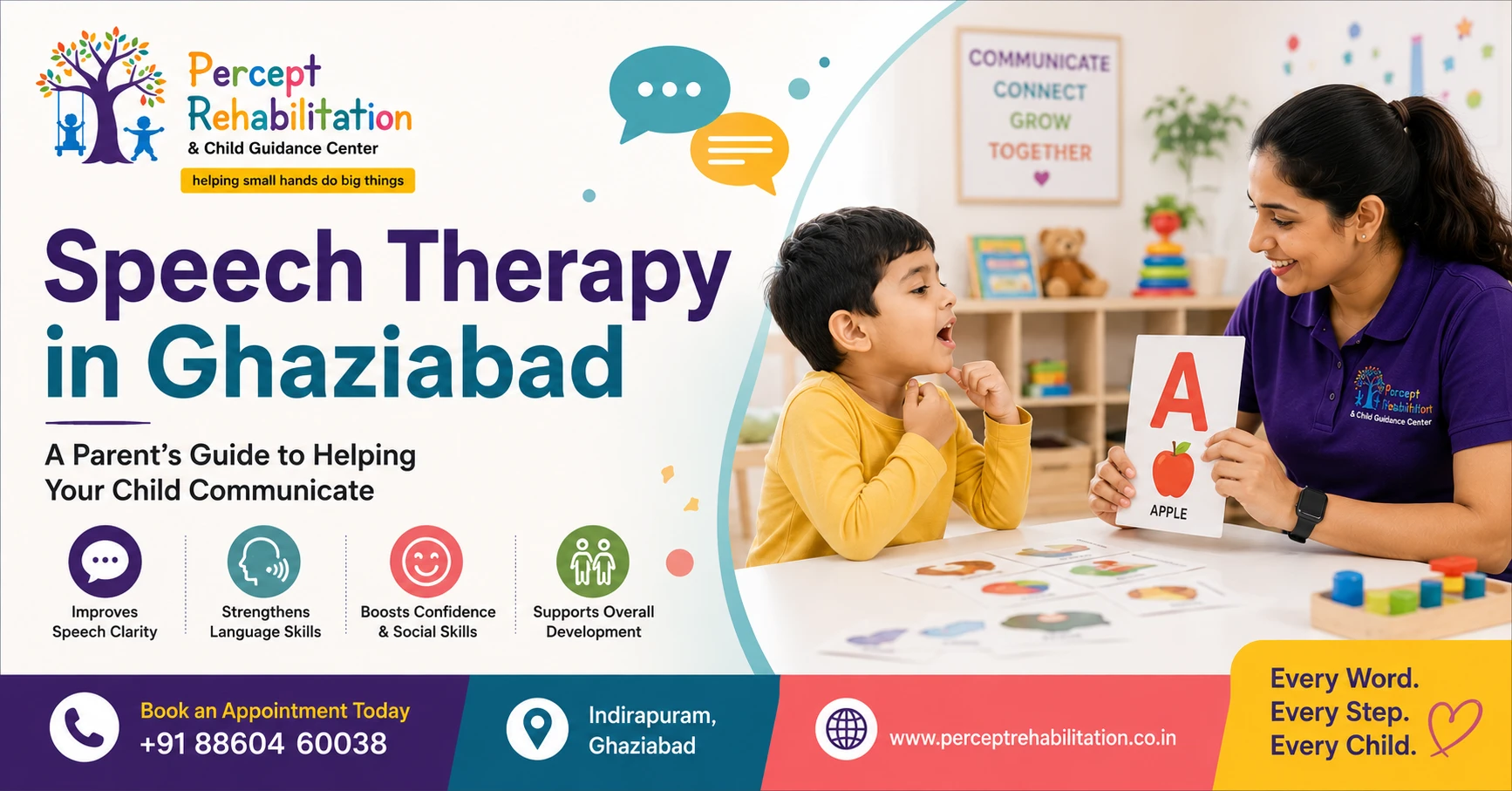 Speech Therapy in Ghaziabad: A Parent’s Guide to Helping Your Child Communicate